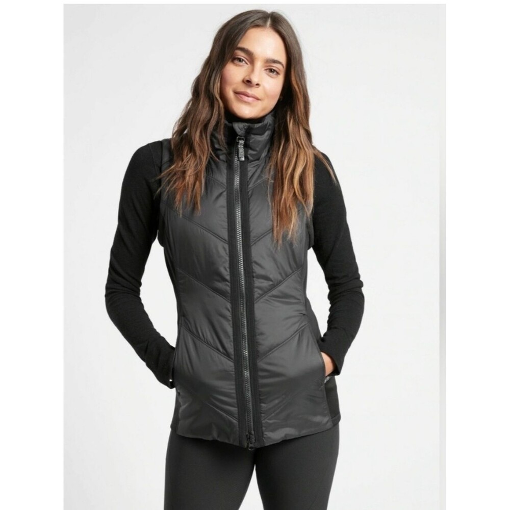 Athleta Women's Black Rock Ridge Primaloft Vest Medium
